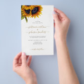 Budget alles in einem Foto Details Hochzeitseinlad Flyer (Handgriff)