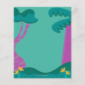 Budget Alligator Kindergeburteneinladungen (Rückseite)