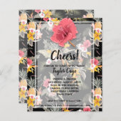 Budget Ananas Tropical Birthday Einladungen (Vorne/Hinten)