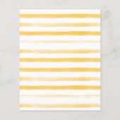 Budget Ananas Watercolor Kinderdusche Einladung (Rückseite)