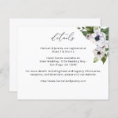 Budget Anemone Weiße Blumendetails (Vorne/Hinten)