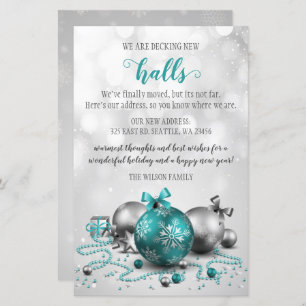 Budget Aqua Decke neue Hallen Moving Holiday Card