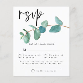 Budget Aquamarin Blue Eucalyptus Blätter Wedding R