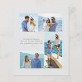 Budget Aquamarin Gold Agate Gray 4-Foto Hochzeit E (Rückseite)