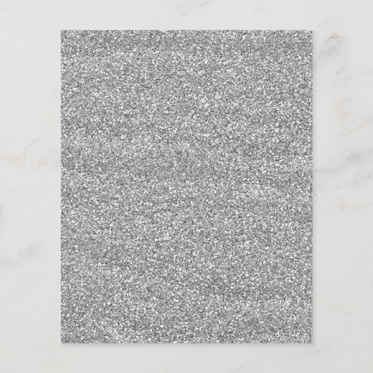 BUDGET Aquamarin Silver Glitzer Tropfen Graduierun (Rückseite)