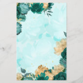 Budget Aquamarin Türkis Goldprinzessin Sweet 16 (Rückseite)