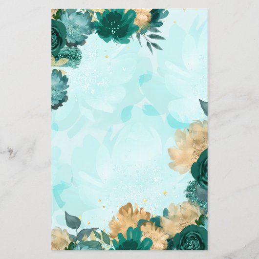 Budget Aquamarin Türkis Goldprinzessin Sweet 16 (Rückseite)