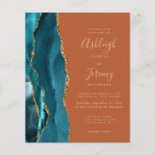 Budget Aquamarine Goldene Agate Burnt Orange Rust (Vorderseite)