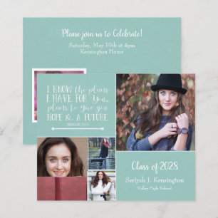 Budget Aquamarines Christlich Verse Abschluss Foto
