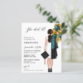 Budget Aquamarines Gold Foto Sie tat es Abschluss (Stehend Vorderseite)