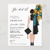 Budget Aquamarines Gold Foto Sie tat es Abschluss (Vorderseite)