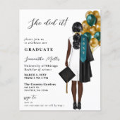 Budget Aquamarines Gold Foto Sie tat es Abschluss (Vorderseite)