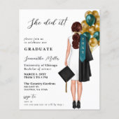 Budget Aquamarines Gold Foto Sie tat es Abschluss (Vorderseite)