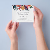 Budget Aquarell Blütendusche Flyer (Gruppe)