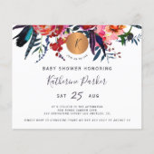 Budget Aquarell Blütendusche Flyer (Vorne)