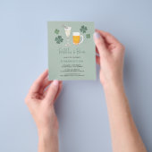 Budget Aquarellbubbles & Brews St Patricks Day Flyer (Gruppe)