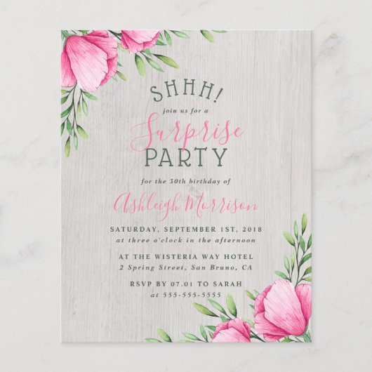 Budget Aquarellfarben Blume & Party (Vorderseite)