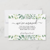 Budget Aquarellfoliage Wir haben die Ankündigung v (Vorderseite)