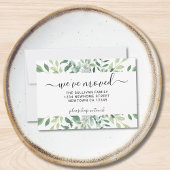 Budget Aquarellfoliage Wir haben die Ankündigung v