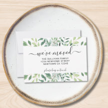 Budget Aquarellfoliage Wir haben die Ankündigung v