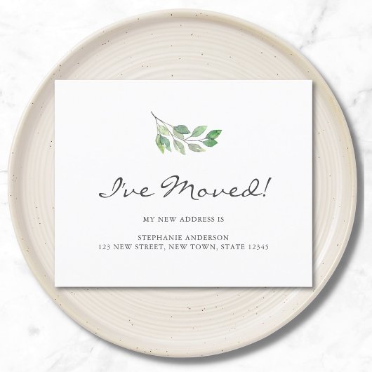 Budget Aquarellgrüne Ankündigung zur Bewegung