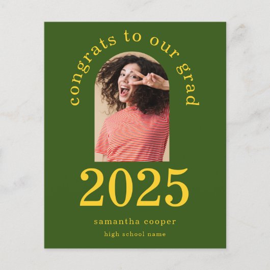 Budget Arch Foto 2025 Grad Grüne Ankündigung (Vorderseite)