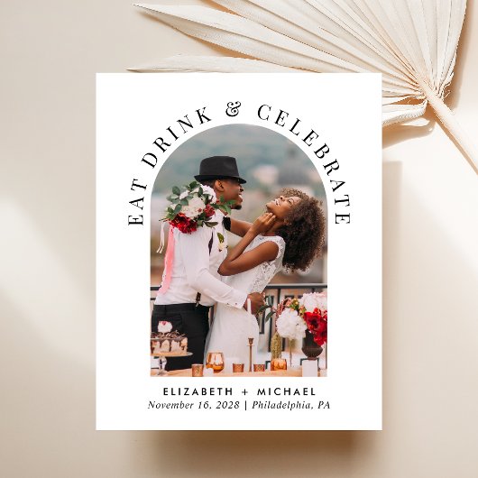 Budget Arch Foto Hochzeitsempfang