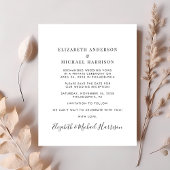 Budget Arch Foto Hochzeitsempfang Save the Date