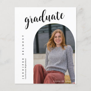 BUDGET Arch Foto Sie tat es Hat Tassel Abschluss