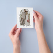 Budget Arch Frame Wedding Foto Danke Karte (Gruppe)