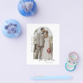 Budget Arch Frame Wedding Foto Danke Karte (Einzeln)