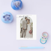 Budget Arch Frame Wedding Foto Danke Karte (Einzeln)