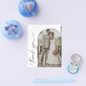 Budget Arch Frame Wedding Foto Danke Karte (Einzeln)