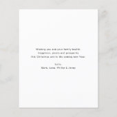 Budget Arch Frohe Weihnachtsgrüße Karte (Hinten)