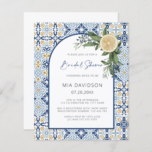 Budget Arch Lemon Amalfi Positano Brautparty (Vorne/Hinten)