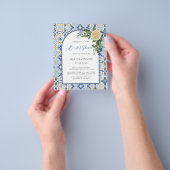 Budget Arch Lemon Amalfi Positano Brautparty Flyer (Gruppe)