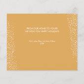 Budget Ausrichtung der Weihnachtskarte (Rückseite)