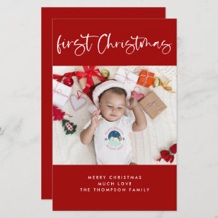Budget Baby 1 Weihnachtsferien Foto Flat Card