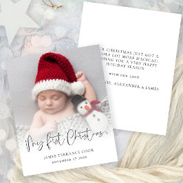 Budget Baby 1 Weihnachtsname Datum Foto Overlay