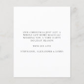 Budget Baby 1 Weihnachtsname Datum Foto Overlay (Rückseite)