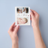 Budget Baby 3 Foto Collage danke Karte (Gruppe)