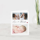 Budget Baby 3 Foto Collage elegante Dankeschön bea (Vorderseite)