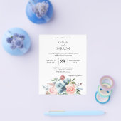 Budget Baby Blue & Blush Pink Blumenzwiebeln Flyer (Einzeln)