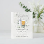 Budget Baby Brewing Greenery Baby Shower (Stehend Vorderseite)