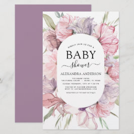 Budget Baby Dusche Boho Dusty Pink Lila