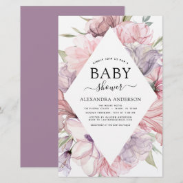 Budget Baby Dusche Boho Dusty Pink Lila