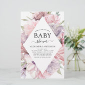 Budget Baby Dusche Boho Dusty Pink Lila (Stehend Vorderseite)