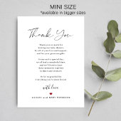 Budget Baby Dusche Drehbuch danke Mitteilungskarte