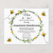 Budget Baby Dusche Einladung. (Vorderseite)