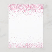 Budget Baby Dusche Elefantenmädchen rot-weiß (Rückseite)